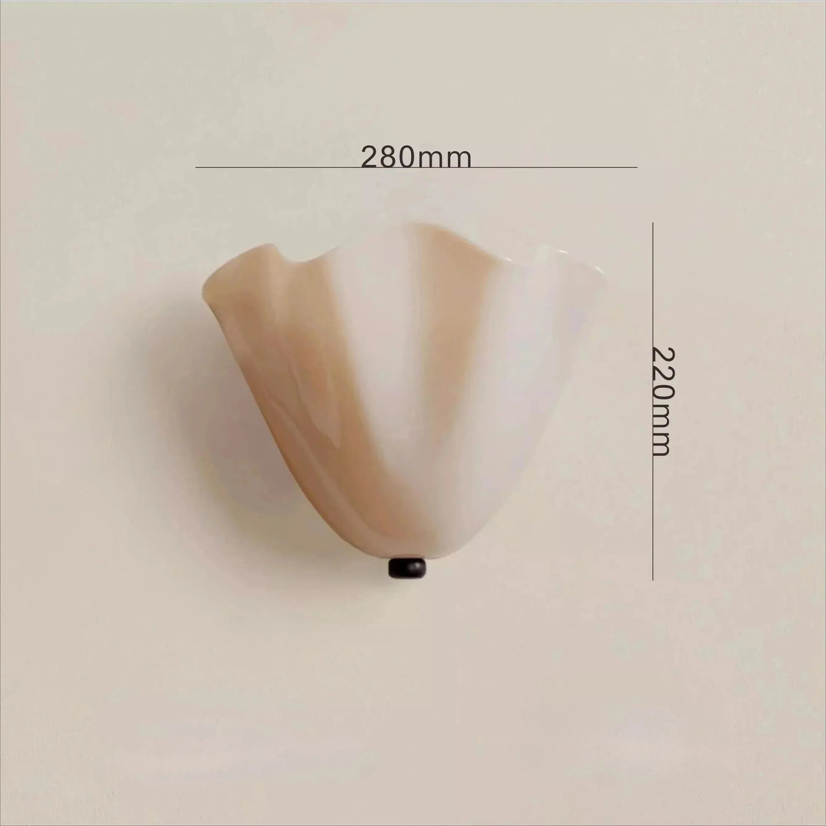 Vistia Frosted Glass Wall Lamp