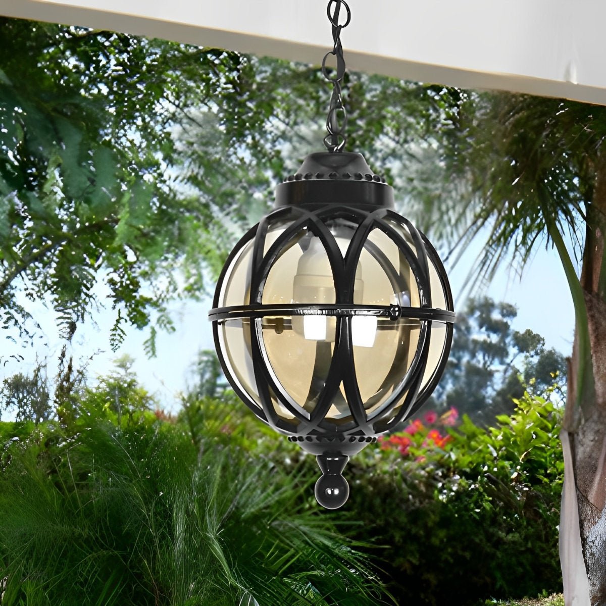 Orbella Glass Ball Outdoor Pendant